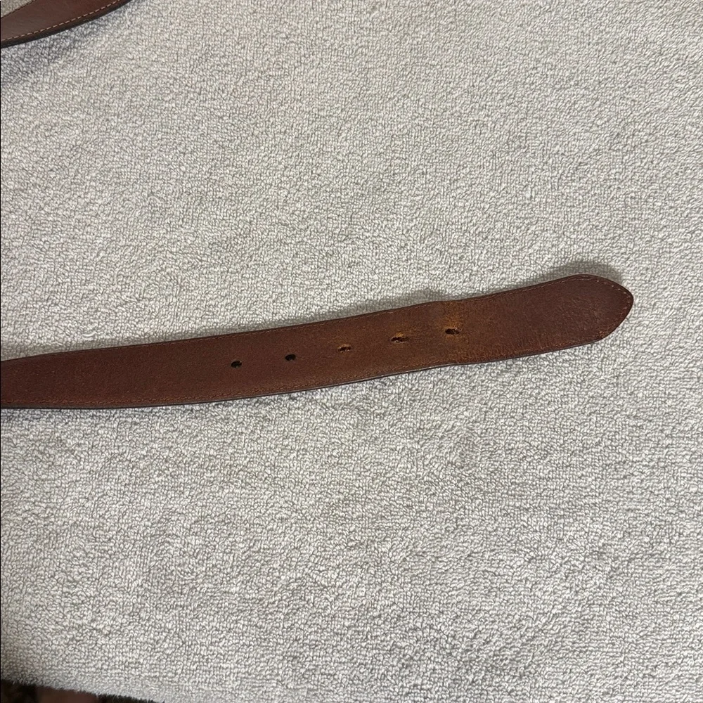 Columbia Brown Leather Belt men’s size 44 double‎ loop